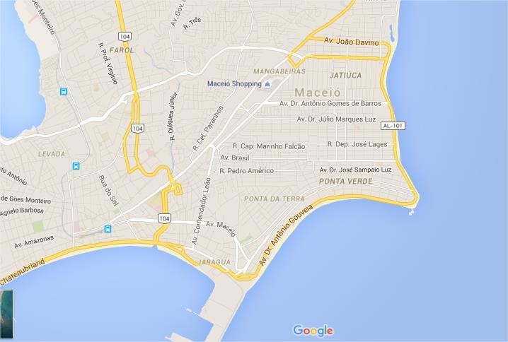 Recursos Disponíveis Google Maps: Mapa virtual do Google repleto de