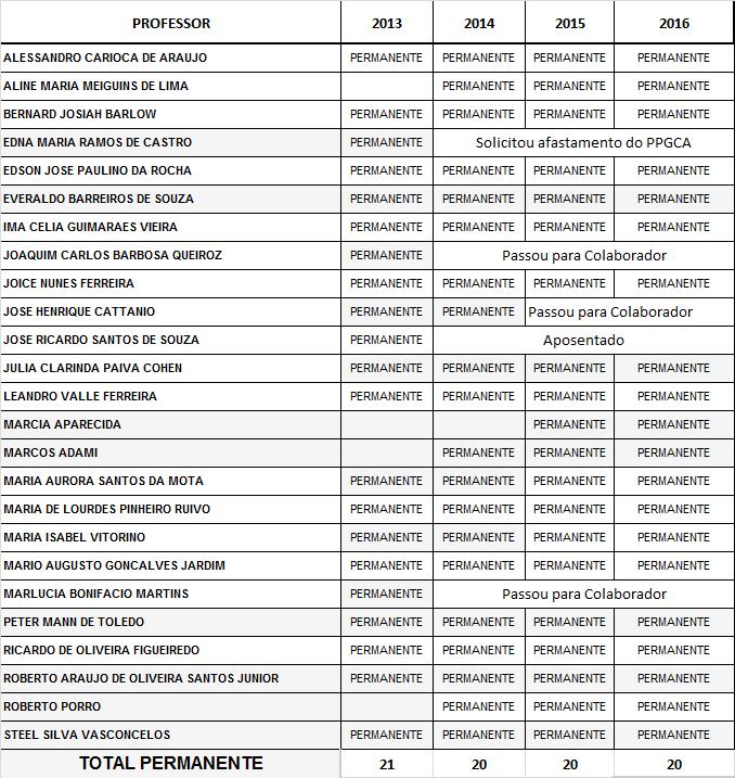 2- CORPO DOCENTE (20 docentes permanentes - 8 PQ e seis colaboradores 30%, sendo: 5 Agrônomos, 2 Geólogos, 2 Físicos,