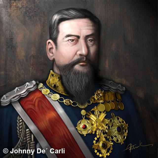 O Imperador Meiji (1852~1912), assumiu o trono em