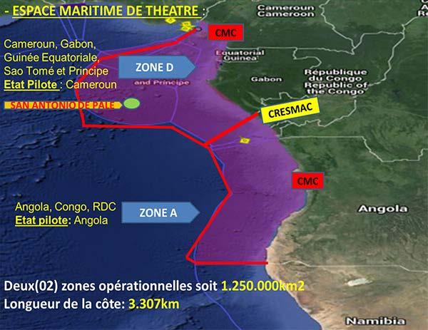 TEATRO DO ESPAÇO MARÍTIMO Camarões, Gabão, Guiné Equatorial São Tomé e Príncipe Estado-líder: Camarões Angola,