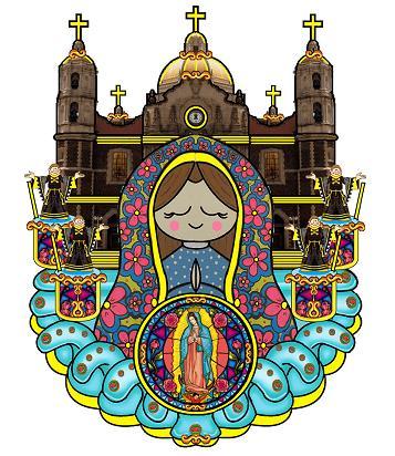 12 Organograma Oficial Falando de Amor - 2017 A alegoria representa Nossa Senhora de Guadalupe e a Basílica de Guadalupe, construída na Cidade do México em homenagem à santa.