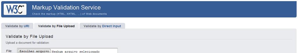 Validação W3C