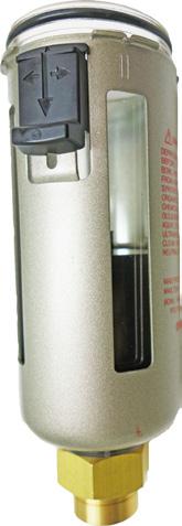 Manutenção e Reparos Identifique o modelo do copo do filtro de ar Devido a uma alteração de fabricação, sua Powermax65/85 pode ter um dos dois modelos de copo do filtro de ar exibidos abaixo.
