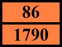 Número de identificação do risco (Kemler N ) : 86 Placas laranja : Código de restrição em túneis (ADR) Código EAC Código do APP : E : 2W : B 14.6.2. Transporte marítimo 14.6.3. Transporte aéreo 14.6.4. Transporte fluvial Não sujeito a ADN : Não 14.