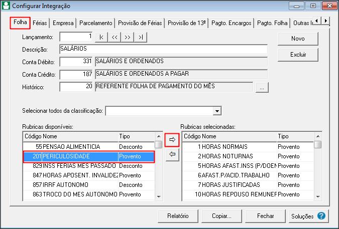 2.8 Clique no botão [Gravar] para concluir. 2.9 Clique no botão [Relatório] para emitir o relatório das configurações já realizadas; 2.