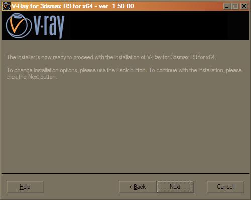 10. Se existir alguma versão anterior do V-Ray instalada no seu computador, você receberá uma informação dizendo que essa deve ser desinstalada.
