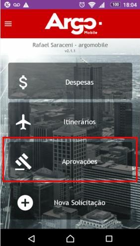 4.Aprovação Mobile Para maior comodidade, o módulo mobile também incluirá a opção de aprovação.