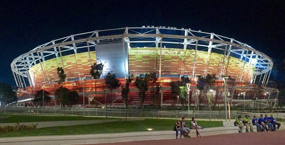 724 Figura 9 Centro Olímpico de Tênis nas Olimpíadas 2016 Já a Arena Rio, ilustrada na figura 10, sediou os eventos de ginástica rítmica e artística e estima-se que sirva, como legado pós-evento,