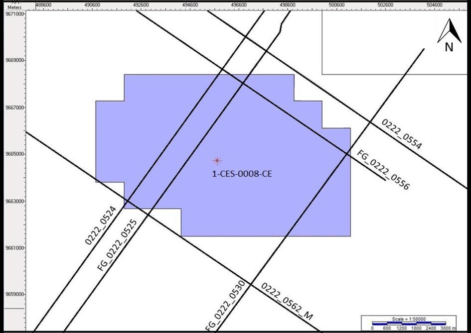 A localização das linhas do projeto está apresentada na Figura 25 e sua aproximação no Campo de Xaréu, na Figura 26.