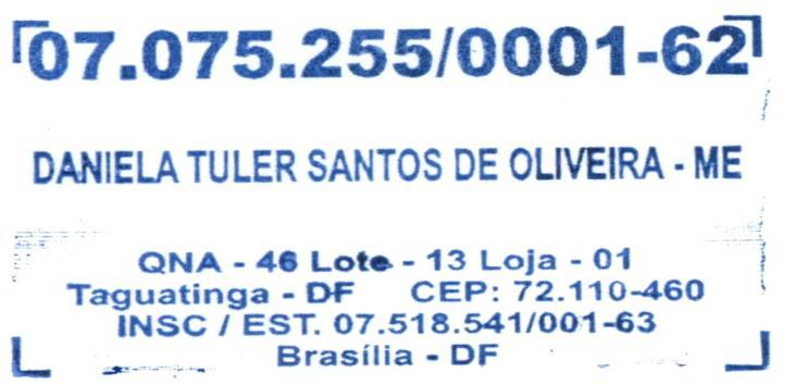 D-TECH SERVICE CARLOS PABLO DE SOUZA MOREIRA CPF: 559.788.