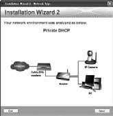 Após a análise da rede, clique no botão Seguinte para continuar o programa. Installation Wizard 2 3.