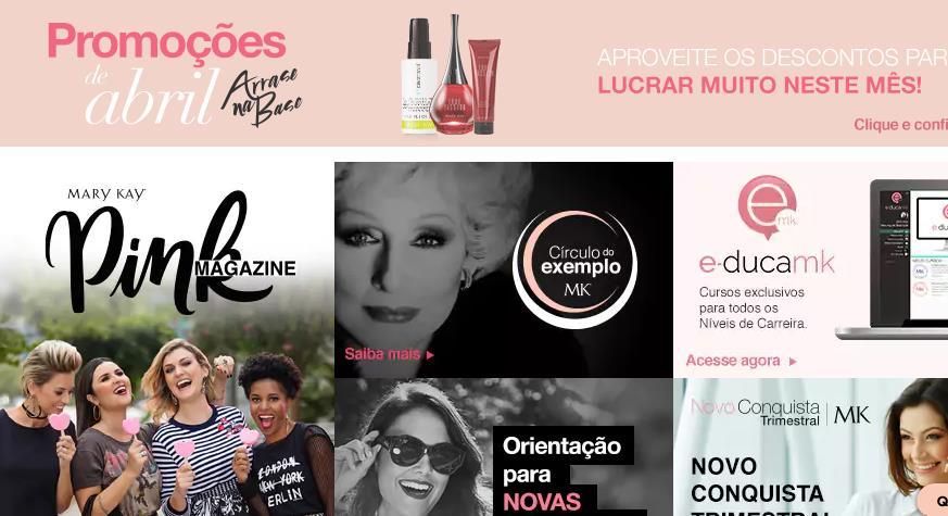 E logo abaixo entre o Pink Magazine