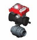 VÁLVULAS - VALVES VÁLVULAS DE ESFERA EM PVC-U SÉRIE IDUSTRIAL: ACTUAÇÃO PEUMÁTICA PVC-U BALL VALVES IDUSTRIAL SÉRIES: PEUMATIC ACTUATIO G9 VAL 380 PVC-C Válvulas Industriais PP PVC-U Actuação