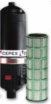 FILTRAÇÃO FILTRAGEM PROFISSIOAL CEPEX HF FILTROS DE DISCOS Gama CEPEX para filtragem por discos de grandes caudais. Corpo em poliamida garante uma grande resistência e durabilidade.