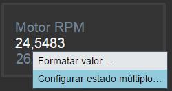 Visualizando dados do processo com símbolos intervalos de valores, correspondendo aos estados do processo.