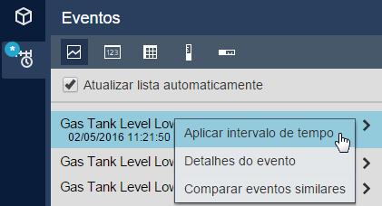 Analisar e comparar eventos de processo Reconhecer e anotar eventos Para analisar, reconhecer e anotar eventos críticos de processo, você pode visualizá-los em uma tela separada, chamada Detalhes do