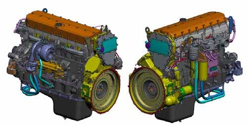 Motorização Motor C10 FPT (iegr): Aplicação para o modelo AF7230 As colheitadeiras Axial-Flow 7230 estão agora equipadas com o novo motor FPT Cursor 10 de 426 cv (+ 10% vs o modelo anterior).