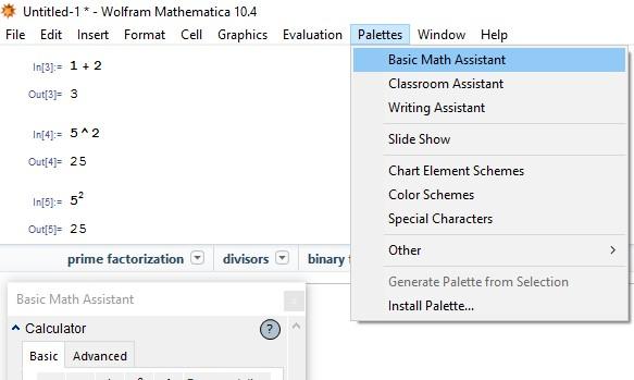 Verificando algumas operações matemáticas