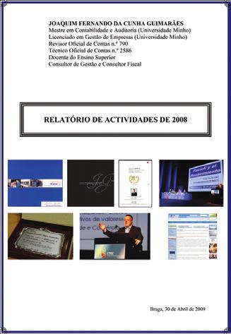 Fig. 5. Relatório de Actividades de 20