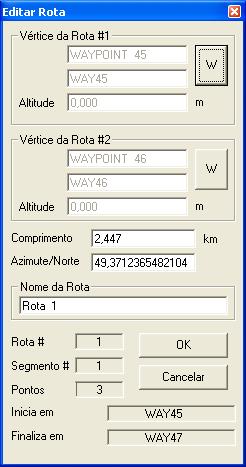 Editando uma Rota A edição de Rotas é feita em segmentos isolados e somente é possível se o recurso Detecção de Elementos estiver habilitado.