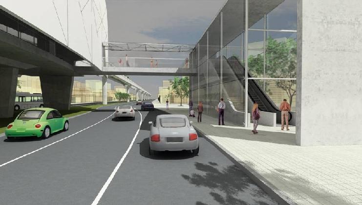Seleção de solução de mobilidade urbana A proposta prevê acomodação da estação no