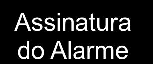 Detecção de fumaça com filtro e assinatura de alarme Assinatura do Alarme Valor da perturbação* sinal Alarme Limite de Alarme Pré alarme 2 Pré