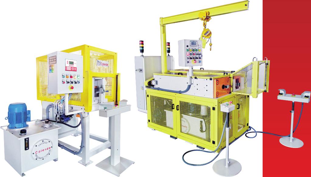 Expansora e Redutora de Tubos Atendendo NR-12 Máquina I/O para expansão, redução e calibração de tubos, com uso de ferramental tipo pinça I/O,