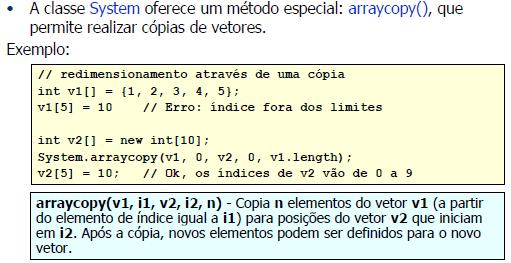 Vetores e Matrizes Vetor