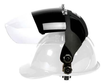 Inclui máscaras de proteção transparentes, bolsa e etiqueta adesiva. ANSI Z87.1, CSA Z94.3, CE.