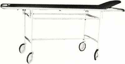 Peso: 36 Kg M-154 - Carro Maca - Armação tubular quadrada. Rodas de 10 reforçadas, giro de rolamentos SFK. Leito estofado.