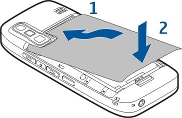 5. Feche a tampa posterior. Carregar a bateria A bateria vem parcialmente carregada de fábrica. Se o dispositivo indicar que tem pouca carga, proceda do seguinte modo: 1.