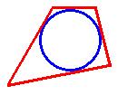 POLÍGONOS CIRCUNSCRITOS Polígono circunscrito a uma circunferência é o que possui seus lados tangentes