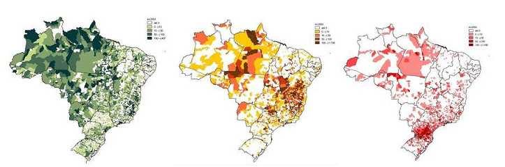 28.711 acidentes ofídicos 15 casos/100.000 Hab 114 mortes (0,40%) 36.558 acidentes escorpiônicos 16 casos/100.000 Hab 50 mortes (0,14%) 19.634 acidentes aracnídicos 10 casos/100.