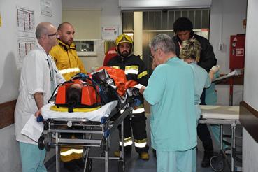 Os feridos foram assistidos no local pela equipa da VMER Viatura Médica de Emergência e Reanimação e, posteriormente, assistidos no Serviço de Urgência da Unidade Hospitalar de Bragança.