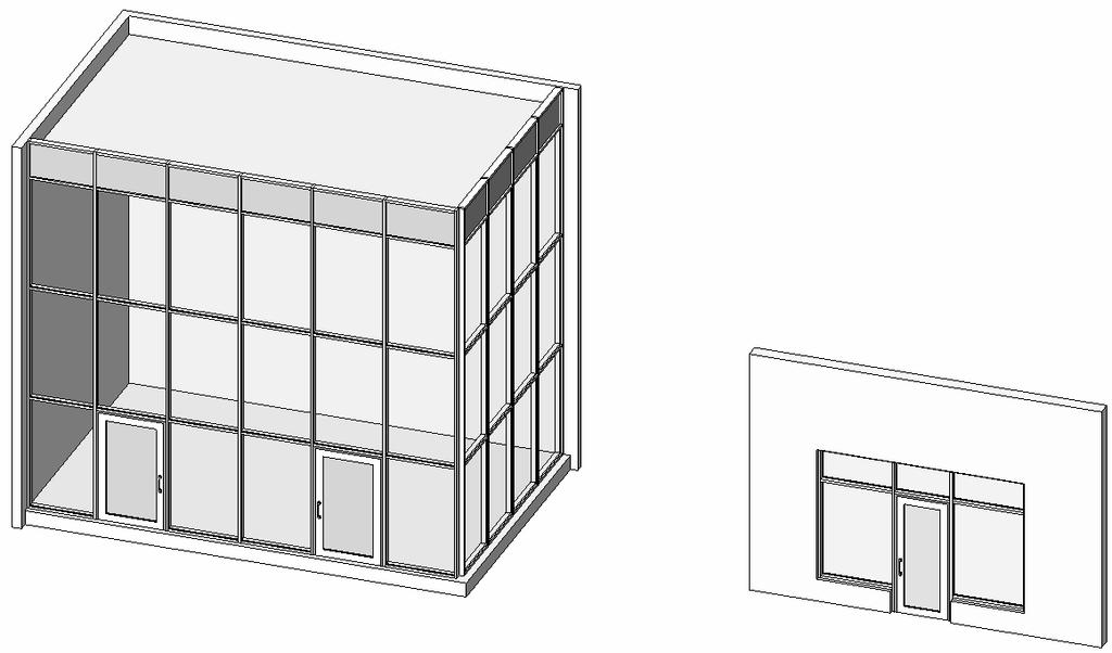 O termo Curtain Wall, usado pelo AUTODESK REVIT BUILDING, pode ser traduzido por parede cortina, no entanto, esta designação deve ser entendida num sentido mais lato, pois este género de objectos