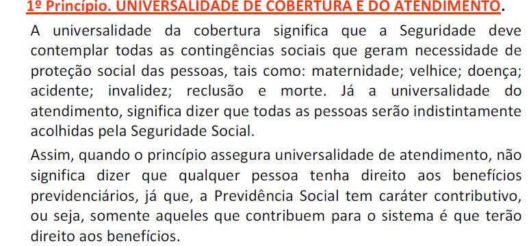 Art. 1º A seguridade social compreende um conjunto integrado de ações de iniciativa dos poderes públicos e da sociedade, destinado a assegurar o direito relativo à saúde, à previdência e à