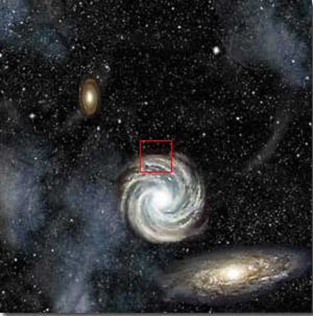 10 22 1 milhão de anos-luz Nessa imensa distância