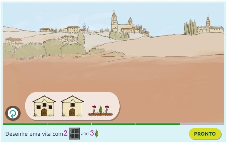 6 P e rgunt ar : Que bloco de casa podemos usar para termos 2 janelas? O primeiro bloco de casa. Precisamos colocar 2 blocos para termos 2 janelas.