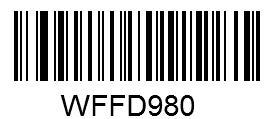 Padrões de Fábrica Escanear o código de barras a seguir irá restaurar os padrões de fábrica do scanner. Pode ser necessário reinicializar o scanner quando: 1.