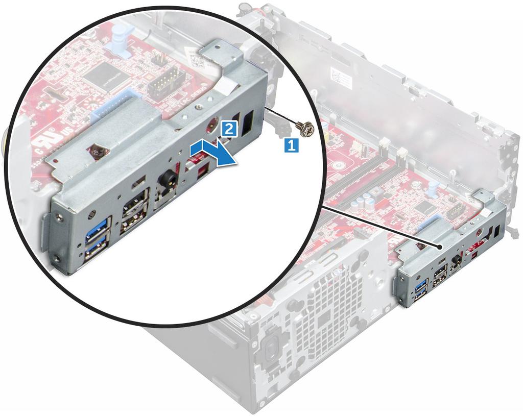 c dissipador de calor d processador e placa de expansão f módulo da unidade de disco rígido e unidade ótica g módulo de memória h SSD PCIe M.