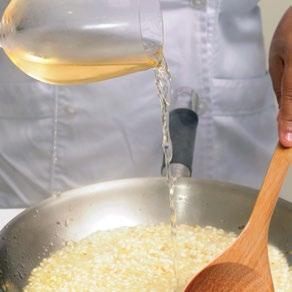 Dicas para tornar os seus risottos perfeitos: O arroz É essencial usar um arroz gordo e com muito amido.