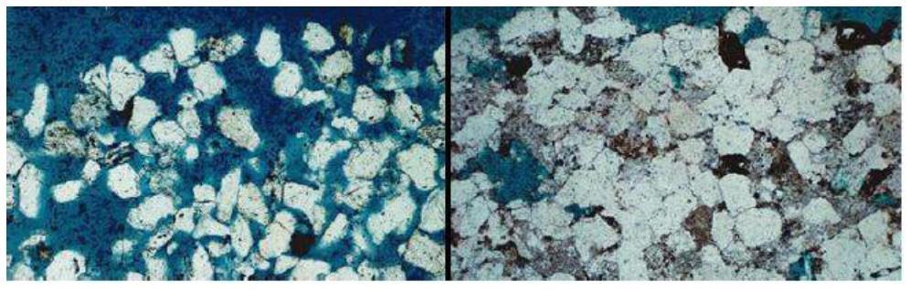 Aspectos Teóricos selecionada, com uma alta percentagem de minerais de feldspatos, raros cristais de quartzo, além de um alto teor de argila em sua composição, contribuindo assim, para uma maior