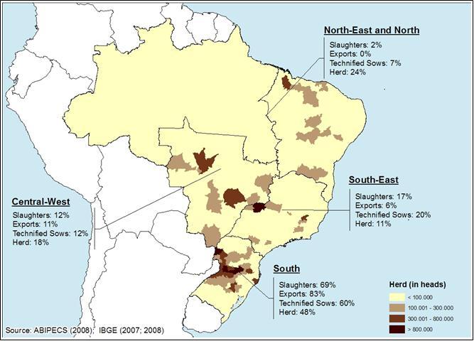 Produção de Suínos no