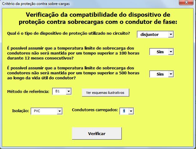 Inicialmente deve se optar por um determinado dispositivo de proteção, no caso foi escolhido o disjuntor para realizar a função de proteção do circuito.