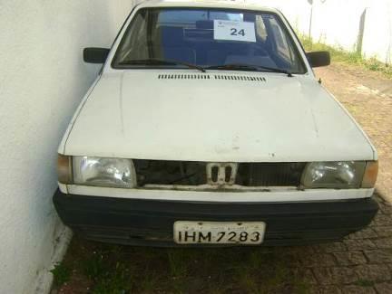 LOTE Nº 24 Veiculo recuperável automóvel VW/Gol CL, gasolina, placa IHM 7283, ano 1992/1992, cor branca, chassi