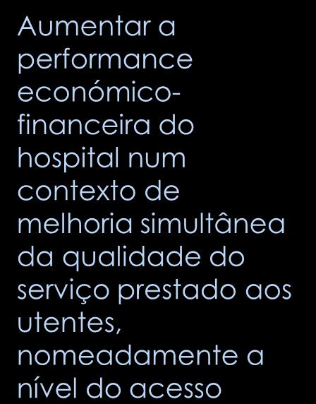 4 Framework do Programa de Eficiência - Objectivos globais do esforço de Benchmarking Objectivos imediatos dos hospitais Objectivos do benchmarking Aumentar a performance económicofinanceira do