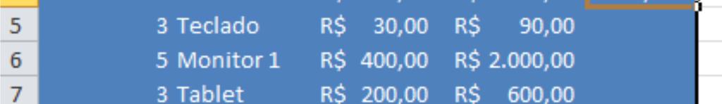 O cálculo ficaria para o primeiro produto =D4/D9 e depois bastaria aplicar a formatação de