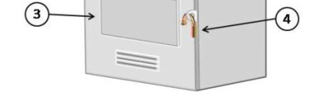 posicionamento da chave seccionadora sob carga; (4) Dispositivo Mecânico de Bloqueio (a ser fornecido pela Eletrobras Distribuidora). 3.
