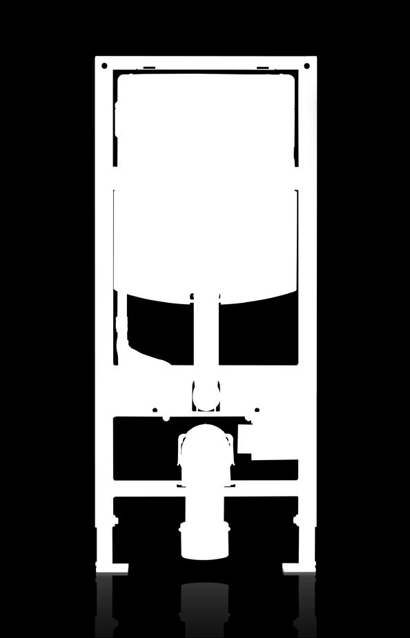 Estruturas Geberit Duofix para sanitas já preparadas para ligação oculta de sistemas integrados de lavagem Geberit AquaClean.