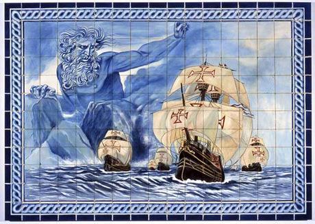 A epopeia Os Lusíadas foi publicada em 1572 e dedicada Rei D. Sebastião, tendo como como assunto central a viagem de Vasco da Gama às Índias (1497-1498).
